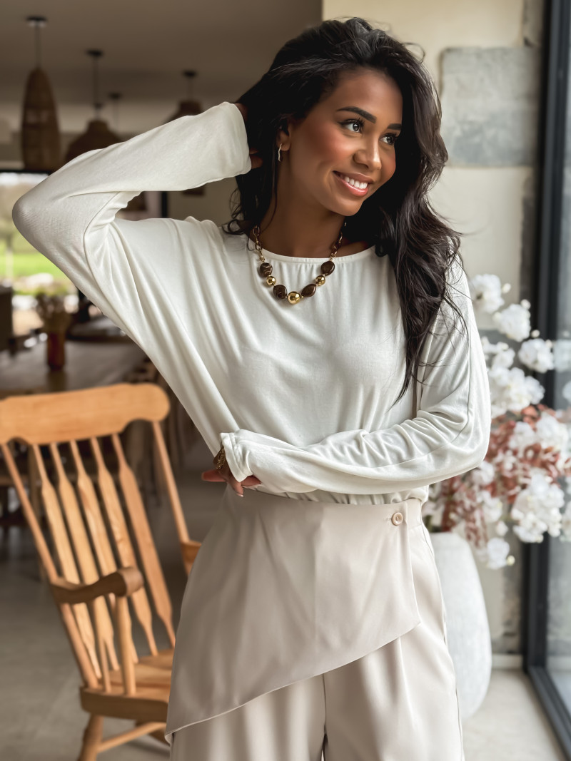 Blouse Mélinna - Ecru Blouse Mélinna - Ecru