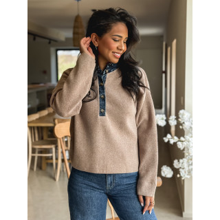 Pull Auréliana - Taupe
