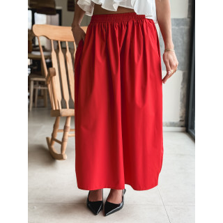 Jupe longue Céléna - Rouge