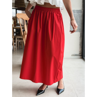 Jupe longue Céléna - Rouge