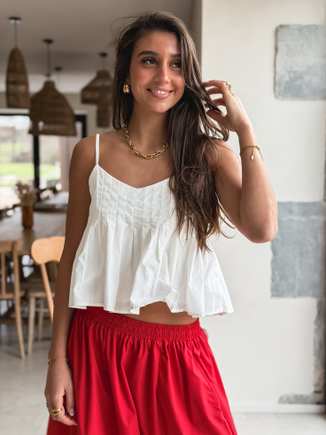 Top Ilyne - Blanc