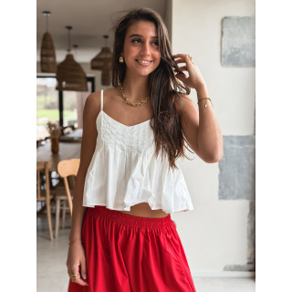 Top Ilyne - Blanc