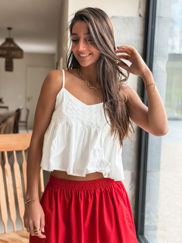 Top Ilyne - Blanc