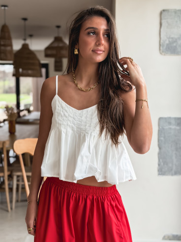 Top Ilyne - Blanc