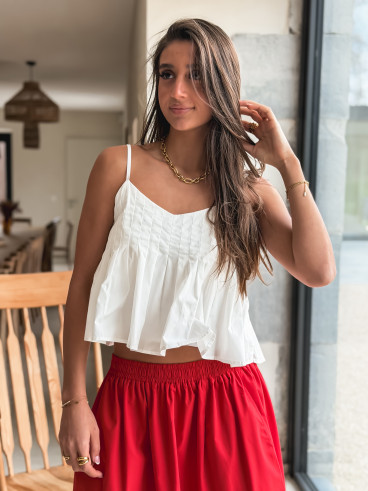 Top Ilyne - Blanc
