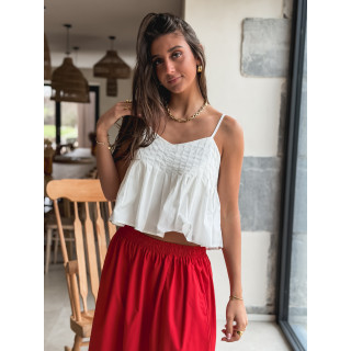 Top Ilyne - Blanc