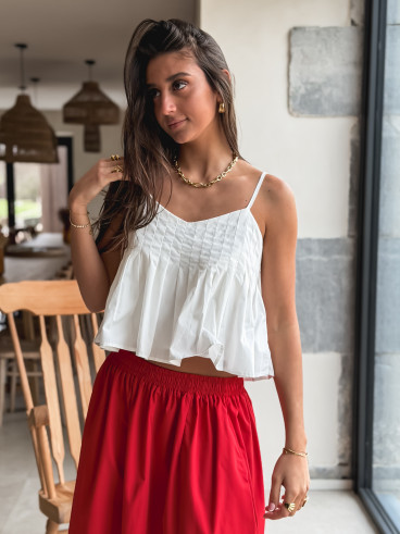 Top Ilyne - Blanc