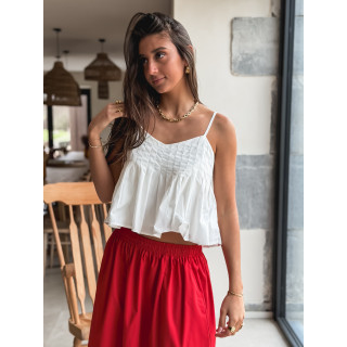 Top Ilyne - Blanc