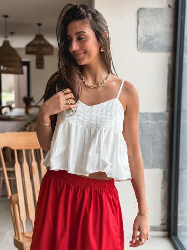 Top Ilyne - Blanc