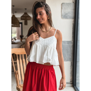 Top Ilyne - Blanc