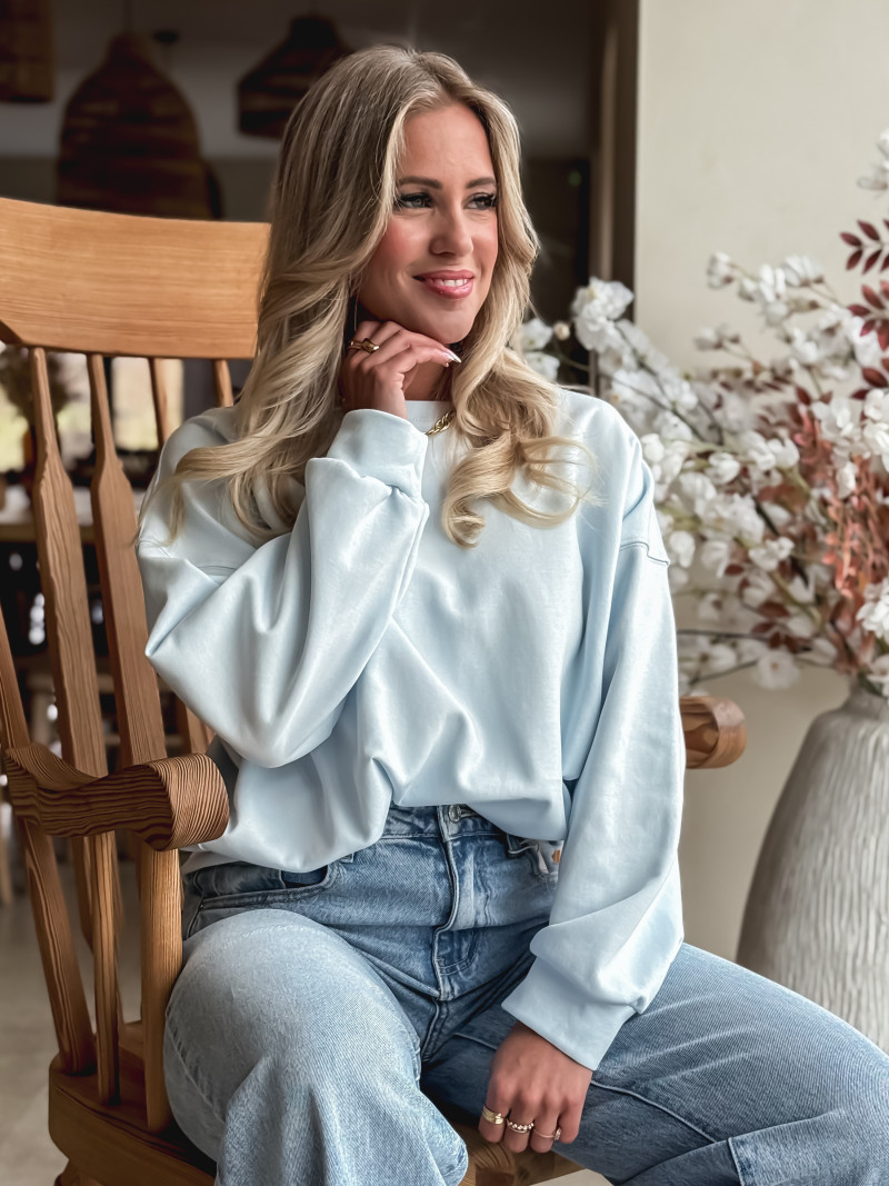 Pull Maïla - Bleu ciel Pull Maïla - Bleu ciel