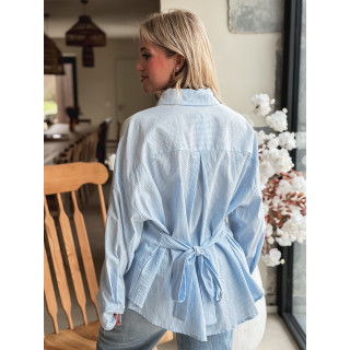 Chemise lignée Daniela - Bleu