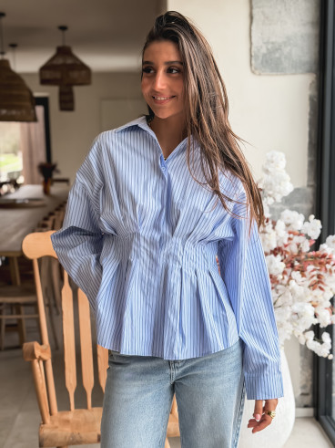 Chemise lignée Bloom - Bleu