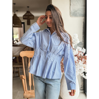 Chemise lignée Bloom - Bleu