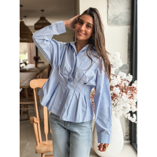 Chemise lignée Bloom - Bleu