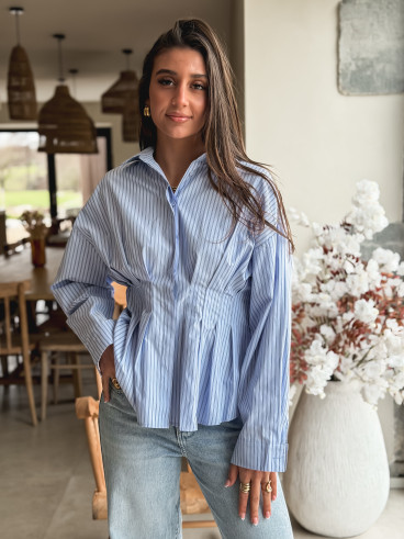 Chemise lignée Bloom - Bleu