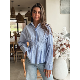 Chemise lignée Bloom - Bleu