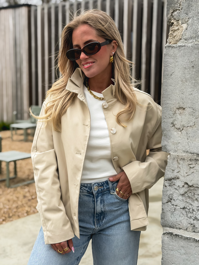 Veste courte Naëlie - Beige Veste courte Naëlie - Beige