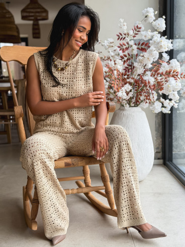 Pantalon Najwa - Beige