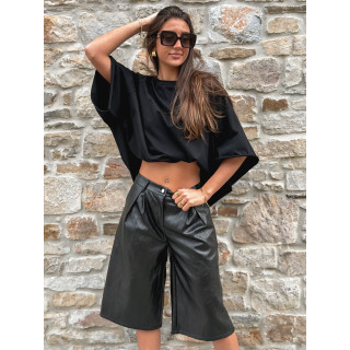 T-shirt oversize Daena - Noir