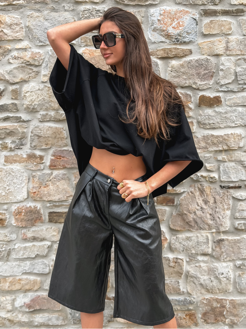 T-shirt oversize Daena - Noir