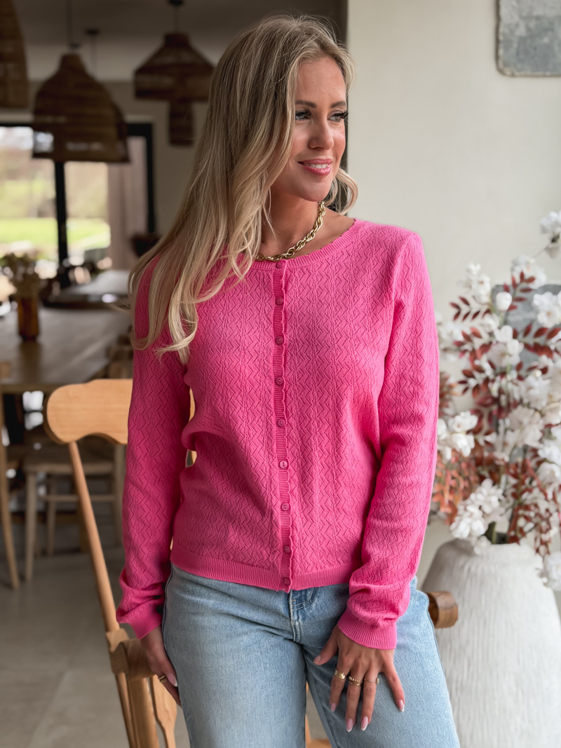 Gilet Dorianne - Rose