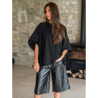 T-shirt oversize Daena - Noir
