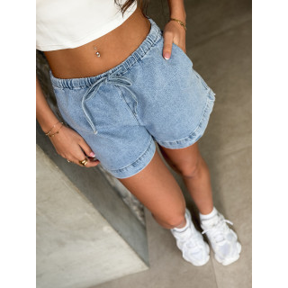 Short en jeans Alaïa - Bleu