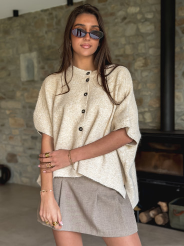 Jupe short Kassandra - Taupe