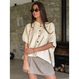 Jupe short Kassandra - Taupe