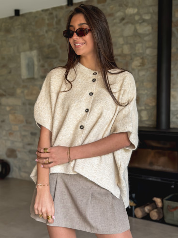 Jupe short Kassandra - Taupe