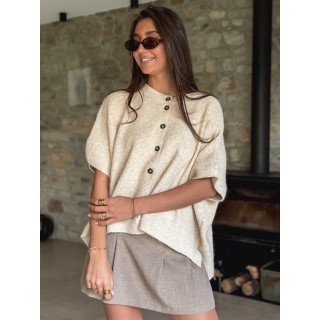 Jupe short Kassandra - Taupe