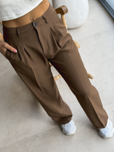 Pantalon Héléana - Chocolat