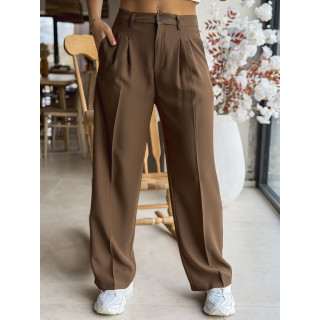 Pantalon Héléana - Chocolat