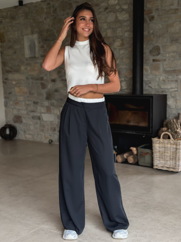 Pantalon Lauralie - Bleu marine