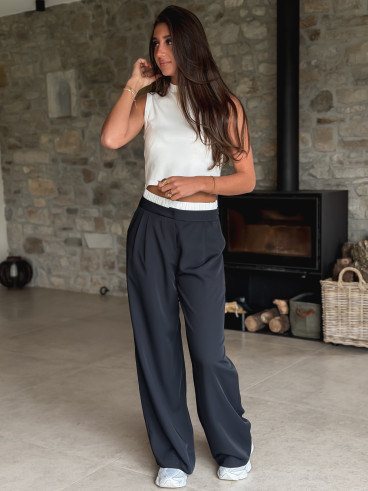 Pantalon Lauralie - Bleu marine