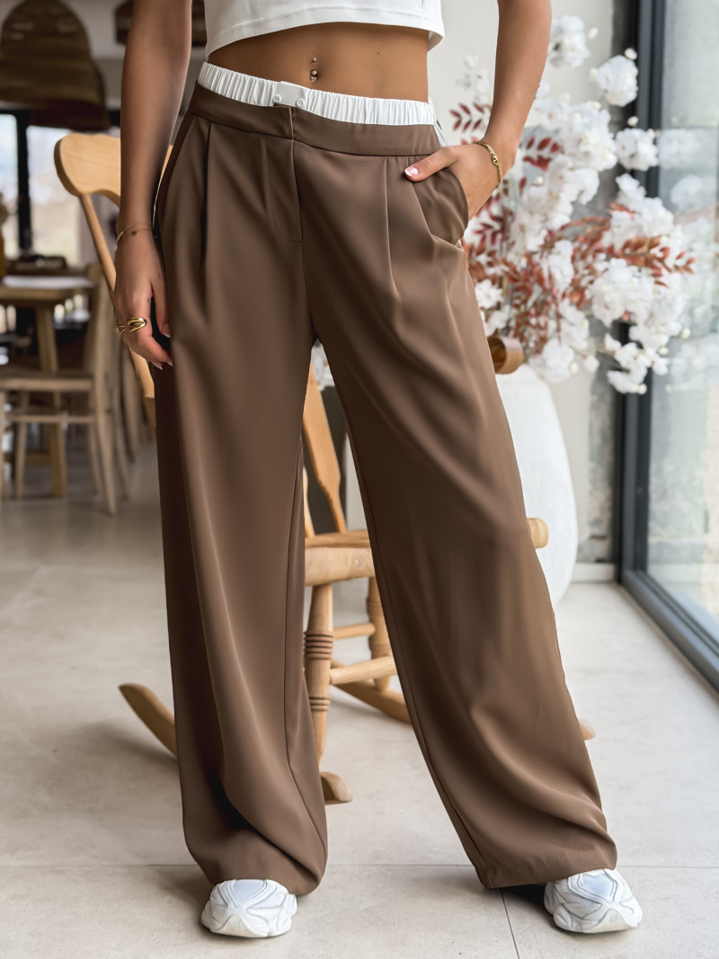 Pantalon Lauralie - Chocolat