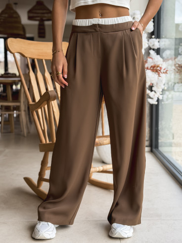 Pantalon Lauralie - Chocolat