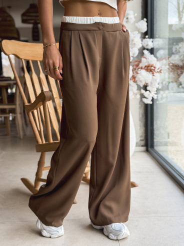 Pantalon Lauralie - Chocolat