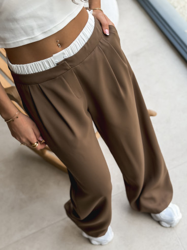 Pantalon Lauralie - Chocolat