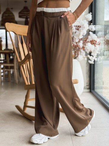 Pantalon Lauralie - Chocolat