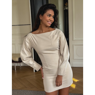 Robe courte Trapani - Beige