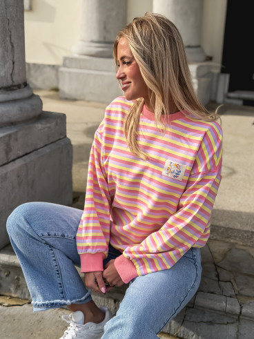 Pull ligné Hermione - Multicolore