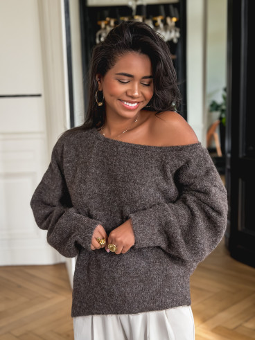 Pull Moldavie - Chocolat