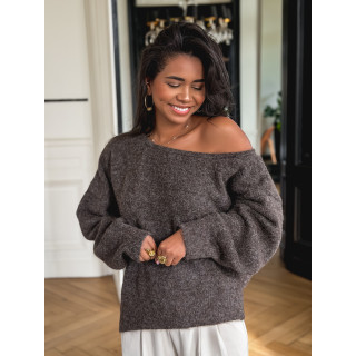 Pull Moldavie - Chocolat