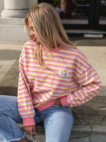 Pull ligné Hermione - Multicolore