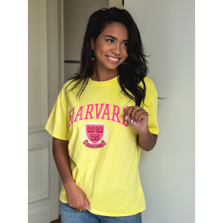 T-shirt Harvard - Jaune
