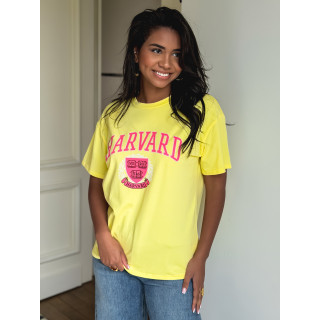 T-shirt Harvard - Jaune