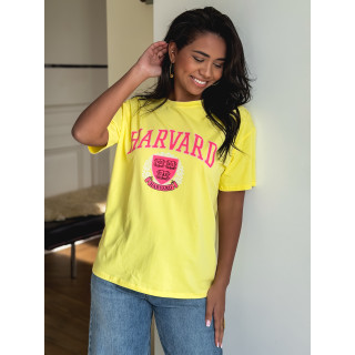 T-shirt Harvard - Jaune