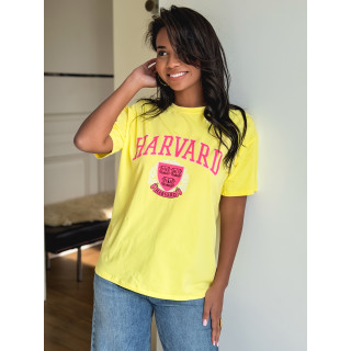 T-shirt Harvard - Jaune